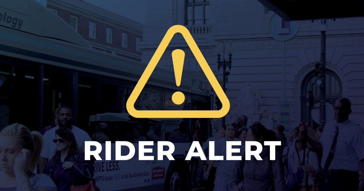Routes 32, 33, 34, 35, 40, and 78 are on detour until 5 PM due to a gas leak. For more info, see the full alert here: ripta.com/alerts/32-east…