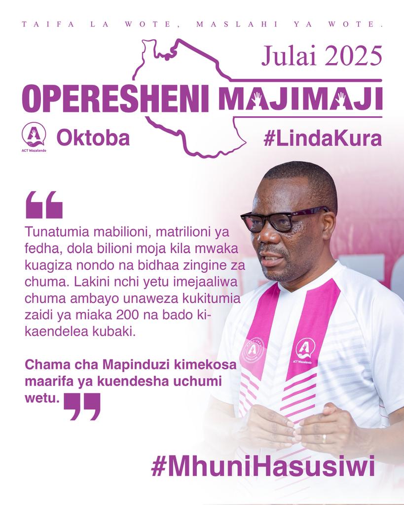 ACTwazalendo's tweet photo. Oktoba #LindaKura 
#MuhuniHasusiwi 
@ACTwazalendo @zittokabwe https://t.co/QsH6gVsktI