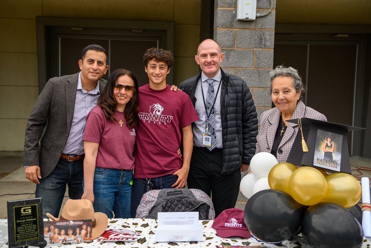 trinityxctf's tweet image. Introducing George Mikhael from Livermore, California! He attended Granada High School. We're excited to welcome him to the TUXC Squad!