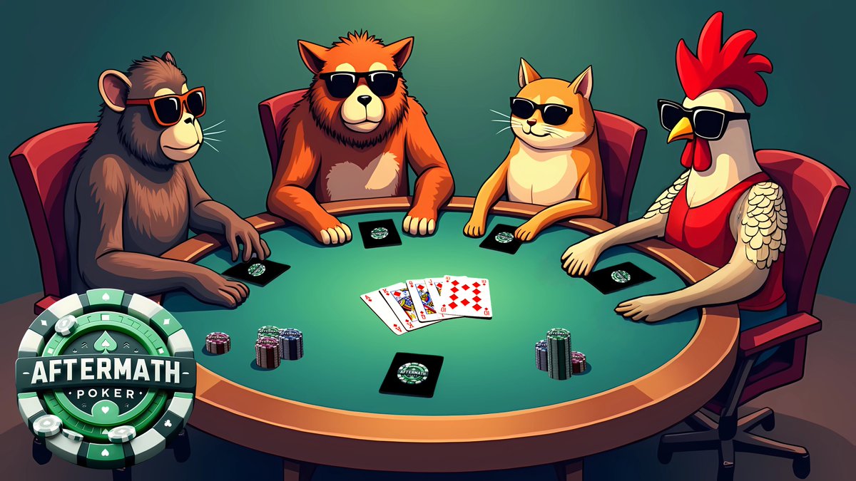 AfterMathPoker's tweet image. ❤️♠️ POKER TUE. JULY 8TH, 6:00PM EASTERN ♣️♦️
🥳SPECIAL PRIZES!
Hosted by the guys at @0xSlapCoin $SLAP
Here is how to enter ⬇️
- Follow & Like, Comment, Retweet this post
- Complete Google Docs form below
- Register for Tuesday match via @ClubGG_Poker Club 381354
- Join…