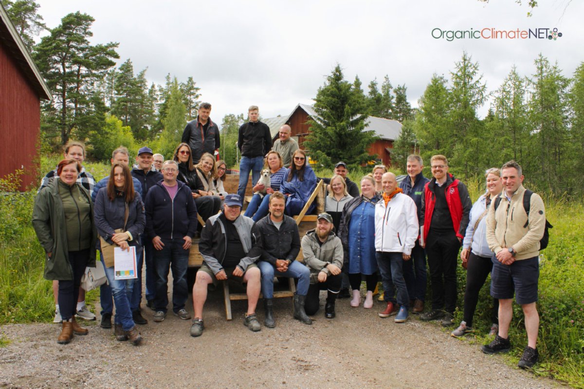 OrgClimateNET's tweet image. 🌾 What a day at Kampars Organic Farm in Sauvo, Finland! 🍓🚜

As part of the #OrganicClimateNET visit, farmers from across Europe explored this diverse organic farm focused on soil health, smart practices &amp;amp; tasty local food. 🙌

More at: organicclimatenet.eu