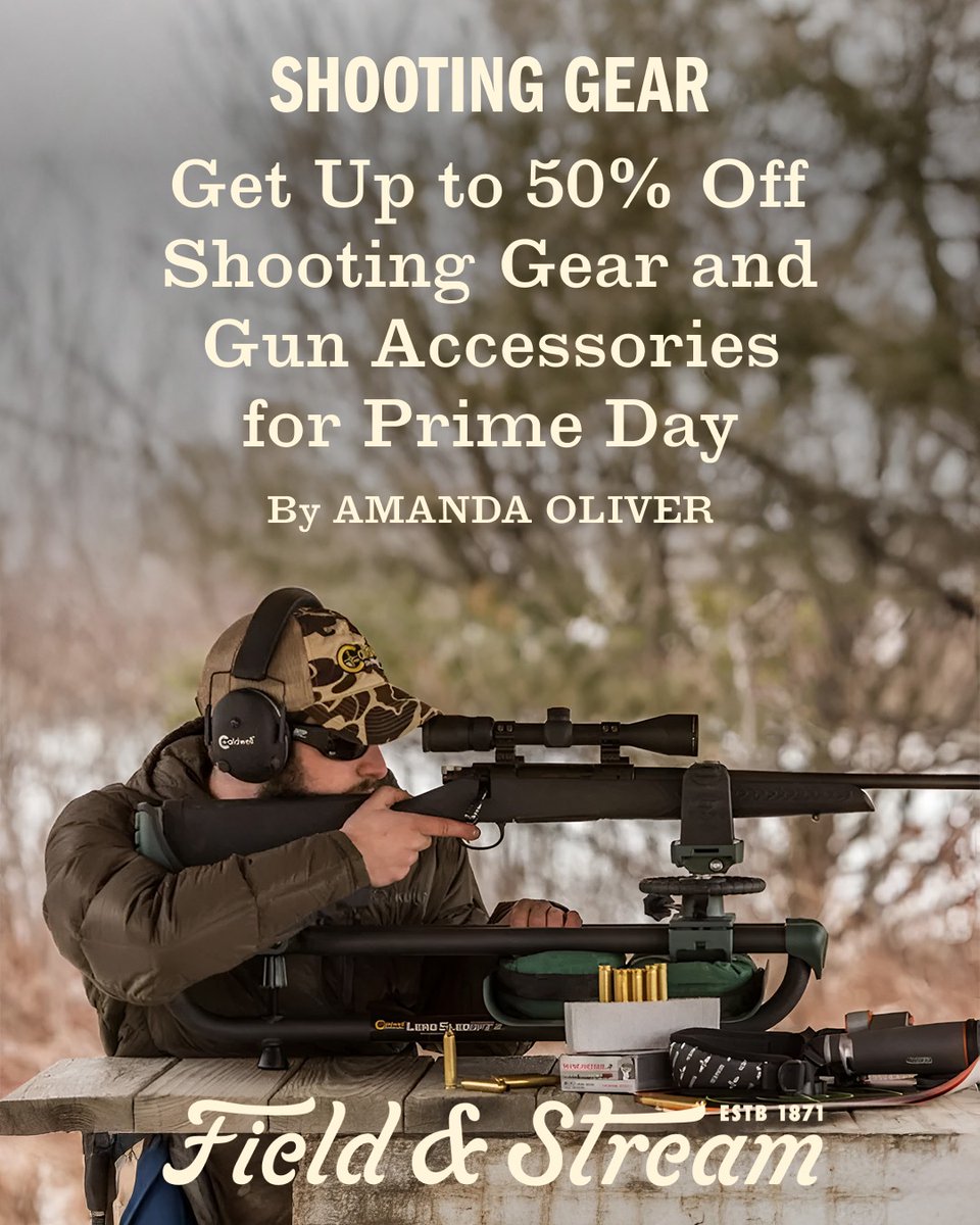 FieldandStream's tweet image. Amazon’s got major deals on range bags, red dot sights, shooting rests, and more. Walker’s Razor muffs are nearly half off, and a waterproof ammo crate is under $20.

See our top picks - fieldandstream.com/outdoor-gear/g… 💥

#PrimeDay #Amazon #FieldandStream