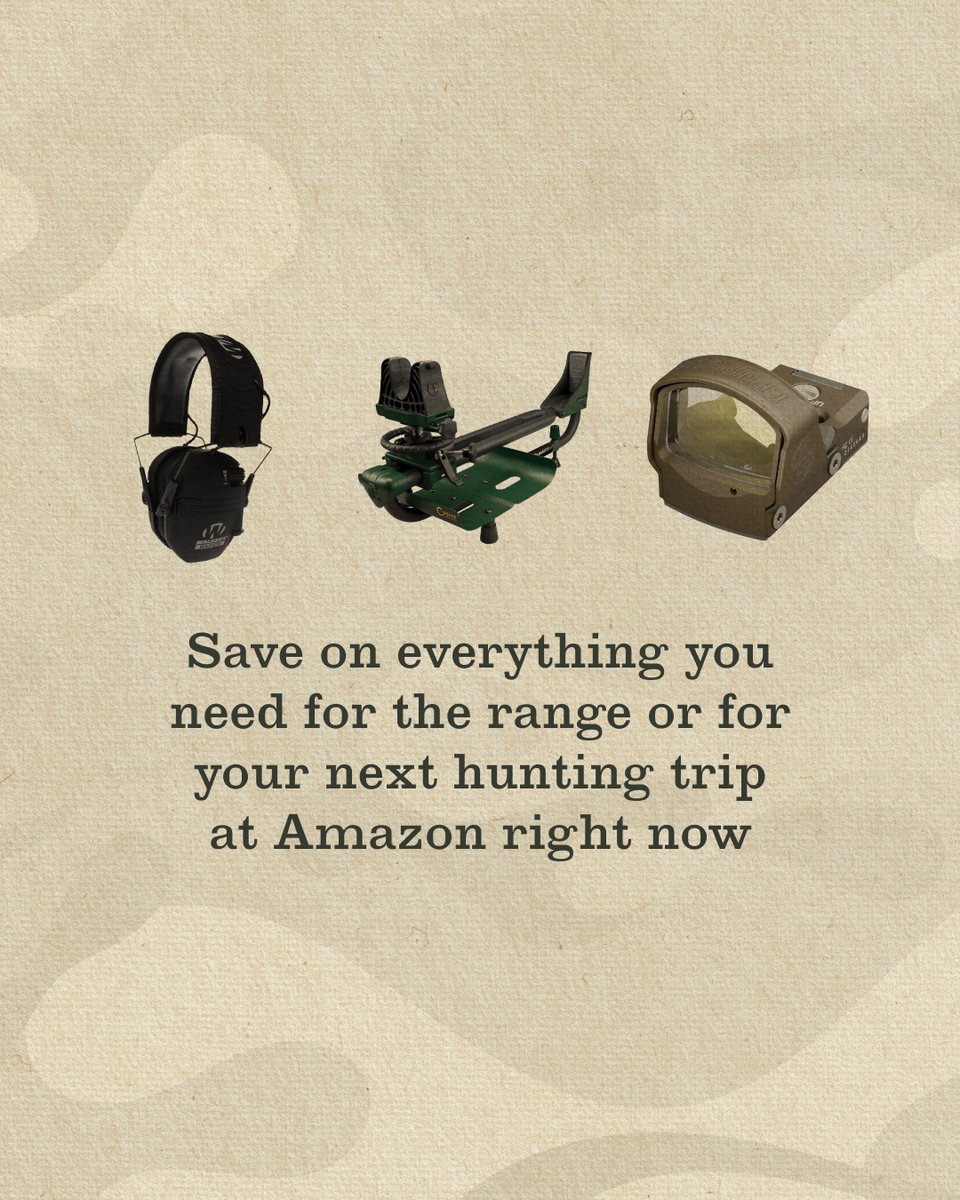 FieldandStream's tweet image. Amazon’s got major deals on range bags, red dot sights, shooting rests, and more. Walker’s Razor muffs are nearly half off, and a waterproof ammo crate is under $20.

See our top picks - fieldandstream.com/outdoor-gear/g… 💥

#PrimeDay #Amazon #FieldandStream