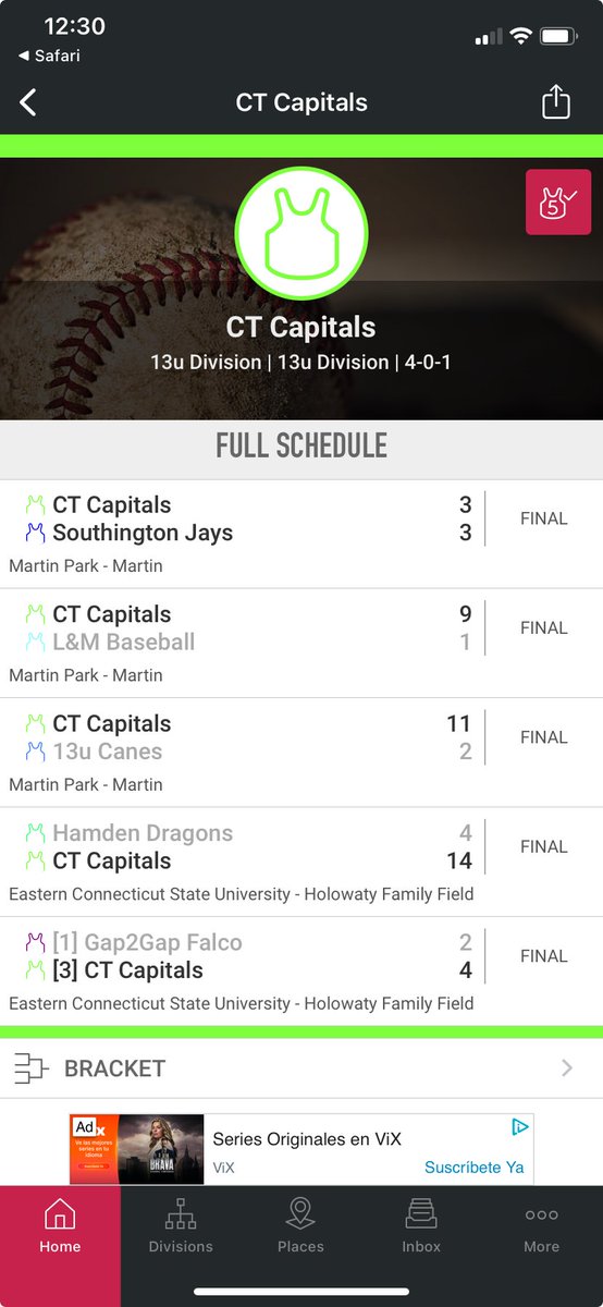 CT Capitals Baseball Academy tweet media