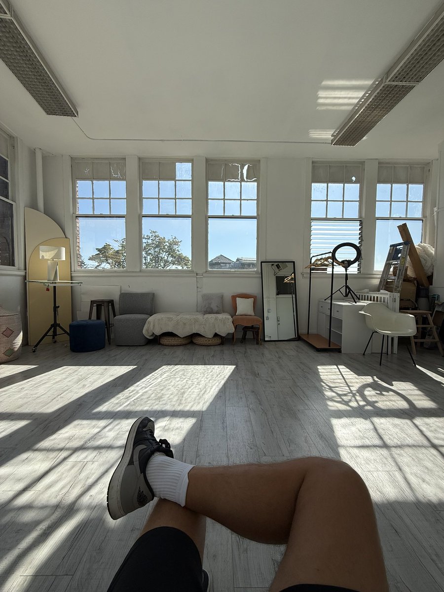 Studio day. 

$250/month to use this space whenever we want. 

Let’s shoot some content! (With iPhone only of course)