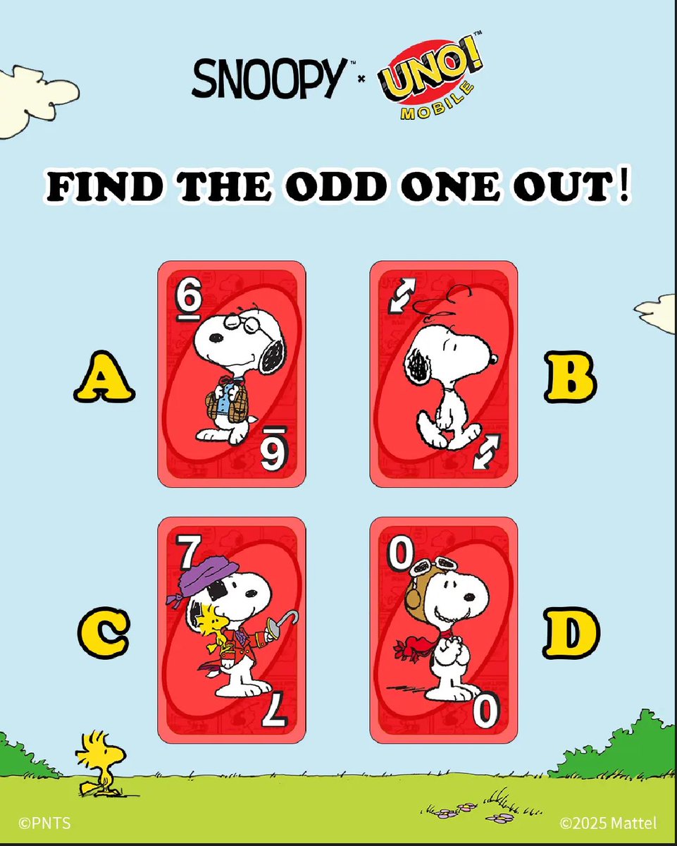 Snoopypictuers's tweet image. "Therapy can't heal this UNO grudge.🧠
Snoopy as Joe Cool: reverses my win
Snoopy as Author: writes my defeat
Best 2 out of 3? 😉
🔗 facebook.com/UNOnow
🎁GIft Code:SNOOPYUNO2025