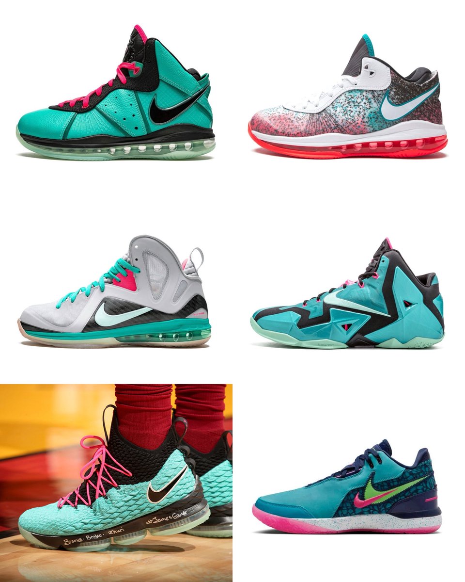 lebron james miami vice sneakers