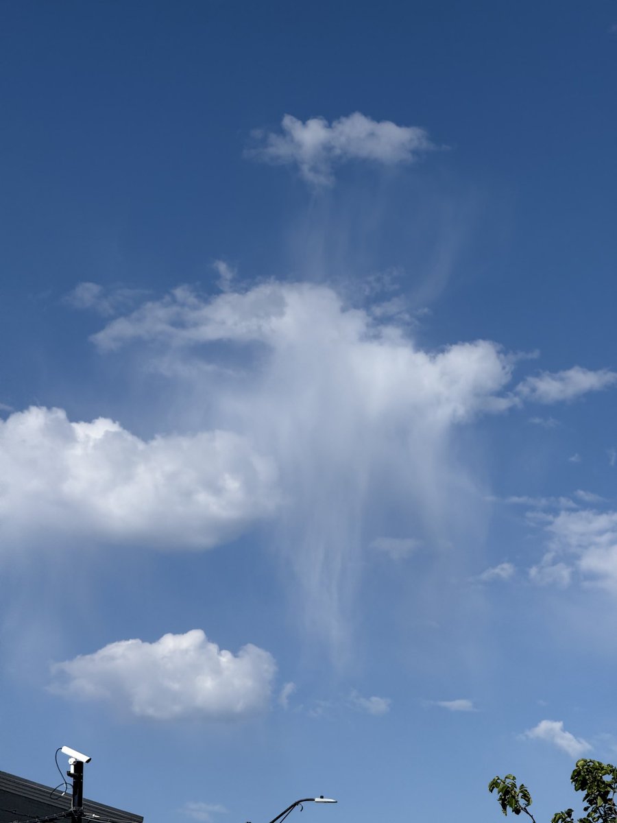 Angel in the sky over Littleton, CO