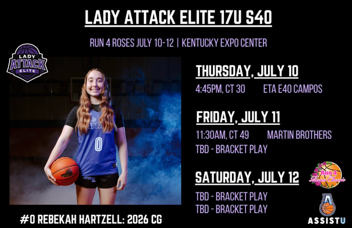 Rebekah Hartzell (@bekah_hartzell) on Twitter photo Ready to hit the floor with <a href="/LAE2026/">Lady Attack Elite National 17U - 2026</a>‼️See you in Kentucky🌹 <a href="/TFNsRun4Roses/">TFN's Run 4 Roses</a> Ready to hit the floor with <a href="/LAE2026/">Lady Attack Elite National 17U - 2026</a>‼️See you in Kentucky🌹 <a href="/TFNsRun4Roses/">TFN's Run 4 Roses</a>