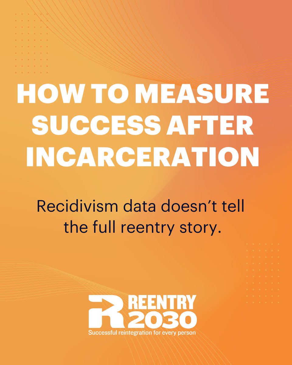 CSGJC's tweet image. 📢 States are rethinking what reentry success means—and it’s more than just avoiding reincarceration.
This new #Reentry2030 brief breaks down 5 measures (and dozens of metrics) every state should track to improve reentry and advance second chances:
bit.ly/44vwPuY