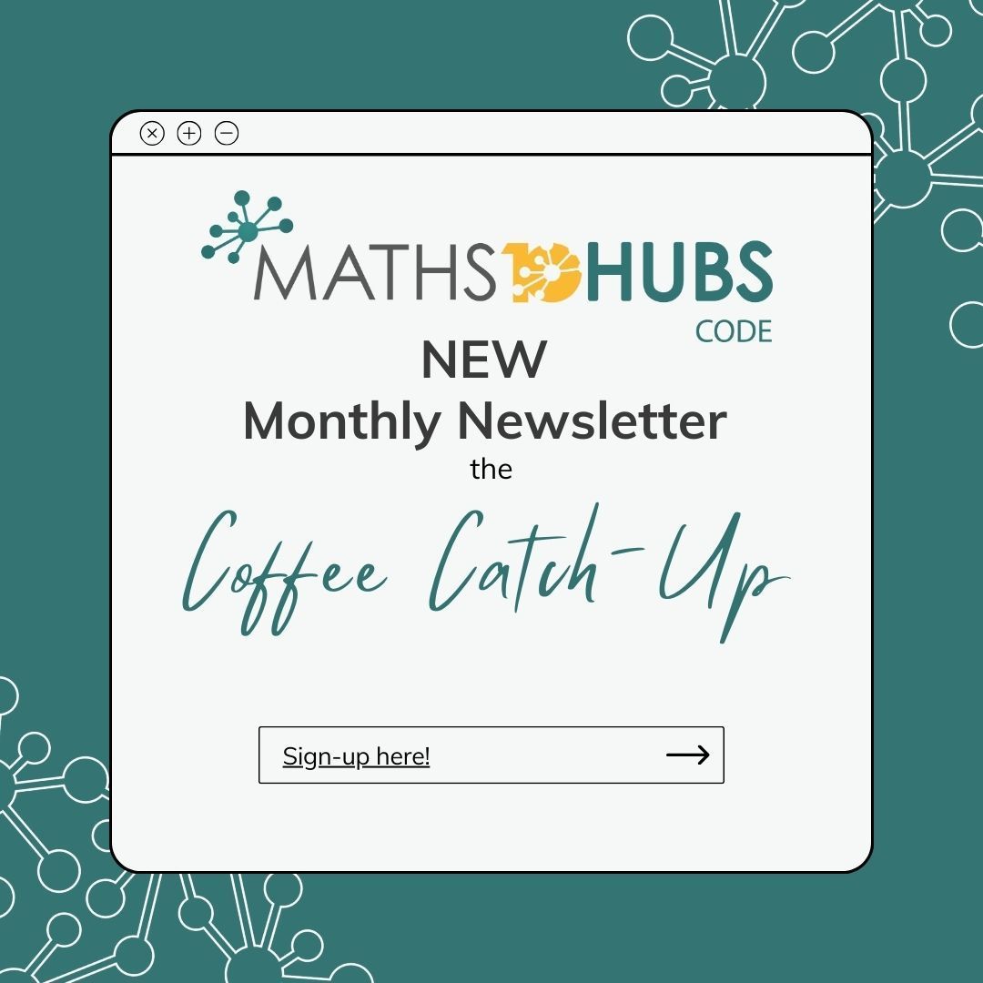 CODEMathsHub's tweet image. Not long now!
It's nearly the end of term; before you finish though, make sure you're signed up to our CODE Coffee Catch-Up, the last one will go out on 21st July.
Follow the link or QR code to sign up!
buff.ly/lKiPRgM