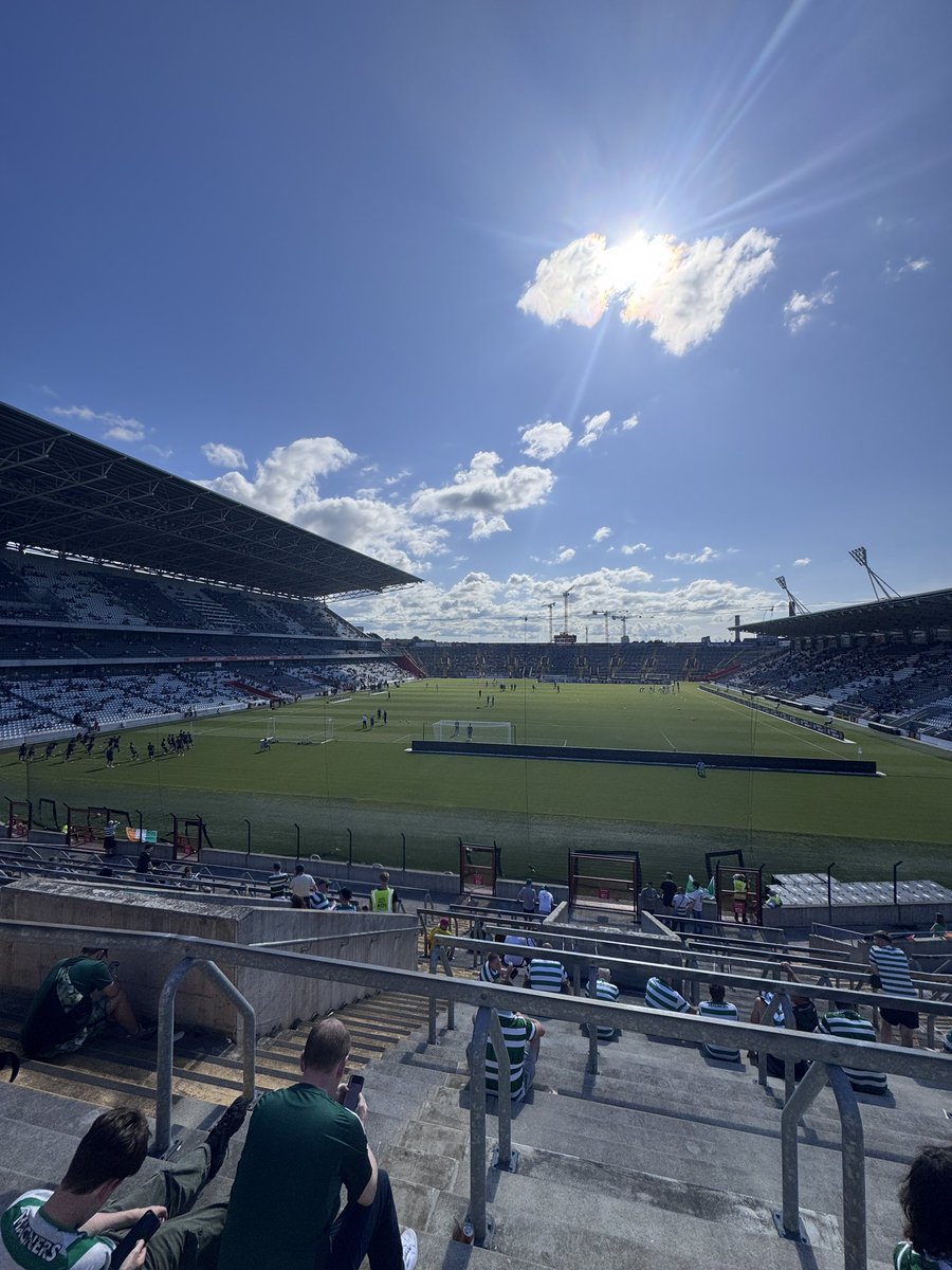 If you think Hampden is far from pitch this is another level