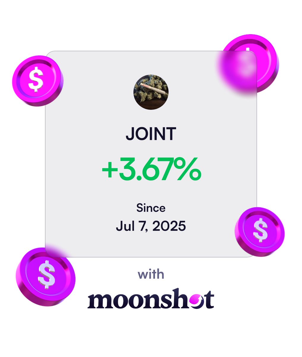 MKDRGN9's tweet image. Woot Launched JOINT on Moonshot: moonshot.com/AvgQ3n6V3dZE8X…