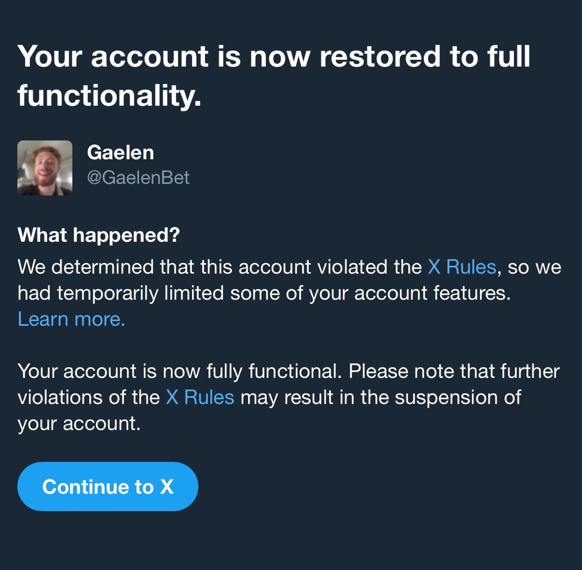 GaelenBet's tweet image. #gBack