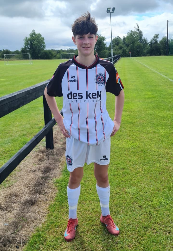 A big welcome to Bohemians to Harry Jones, who has signed from Moneygall FC for our U14s LOI team, making his debut last weekend against Longford Town. 👏