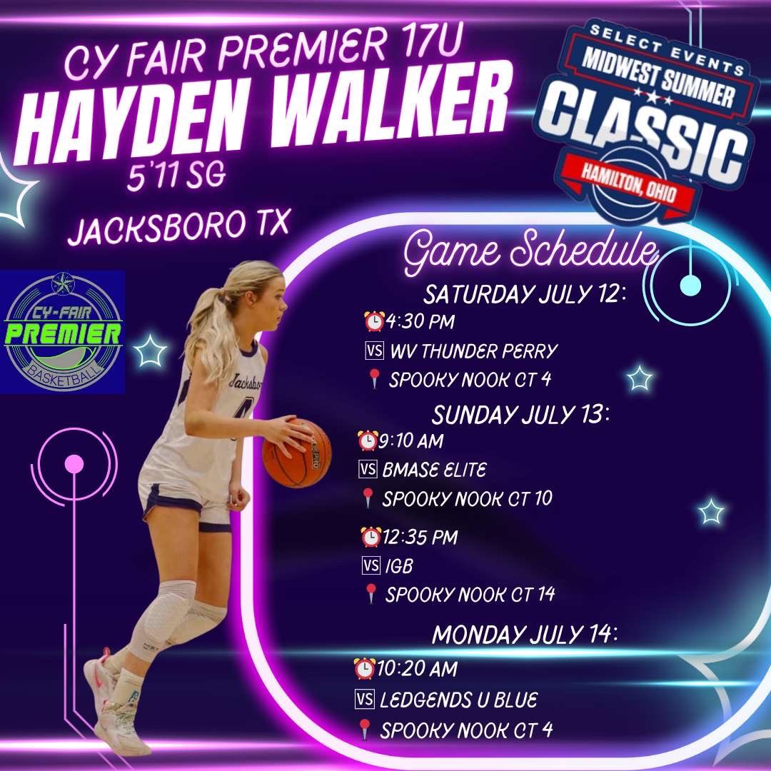 Schedules out for Ohio’s live session this weekend!! 
<a href="/cyfairpremier/">CyFair Premier</a>