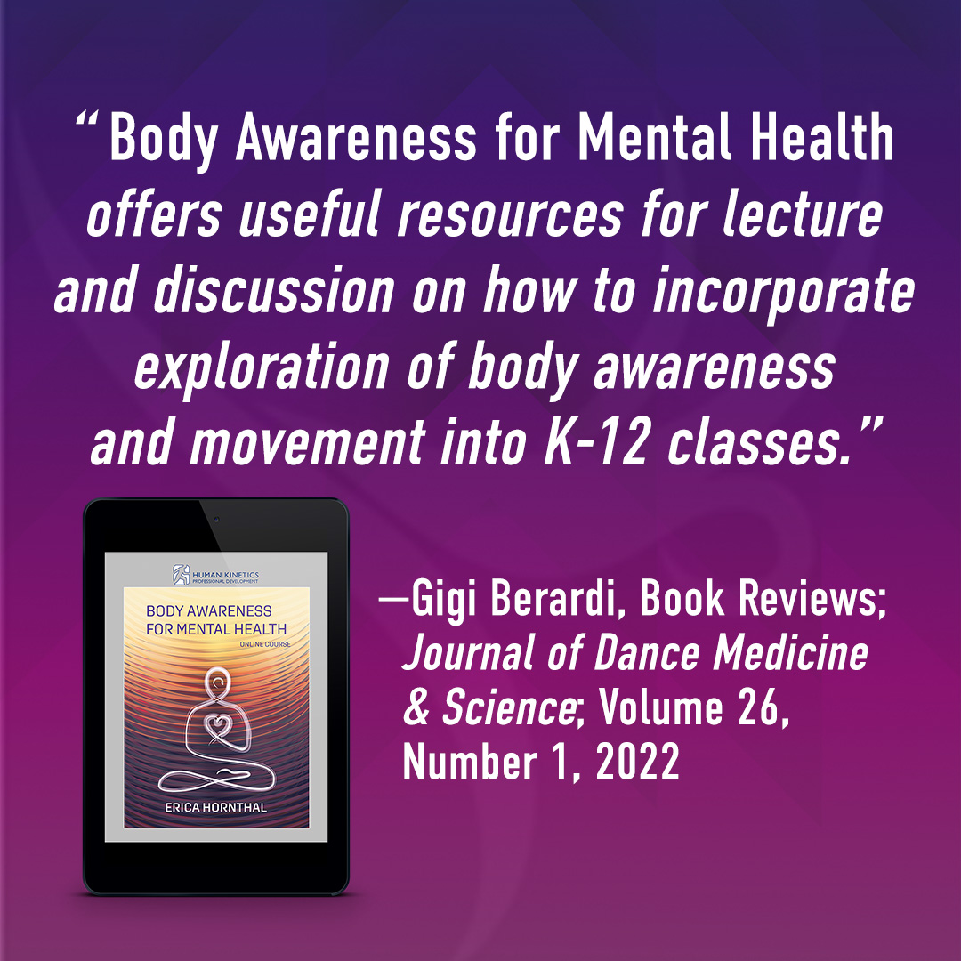 Learn more about the strategies to manage stress and improve mental health in students, teachers, and staff from the Body Awareness for Mental Health Online Course by Erica Hornthal. 👉 monkeylink.co/cb0fe6 #mentalhealth #physicaleducation #wellness #physed