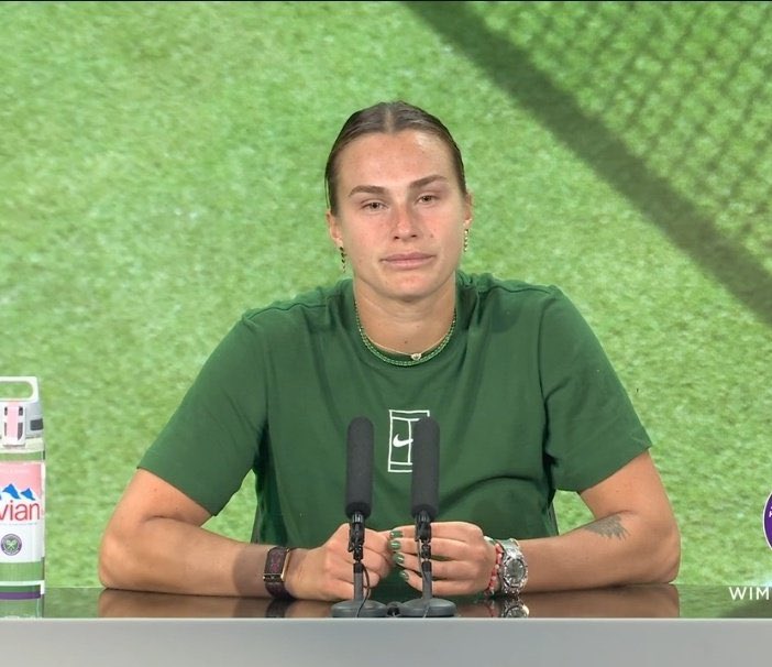 Sabalenka says there’s a big possibility she would’ve lost to Laura Siegemund today if she hadn’t learned her lesson from the Roland Garros final against Coco Gauff

“Off the back of the French open final, you said you learned from it so much, to be calm on the court. Do you