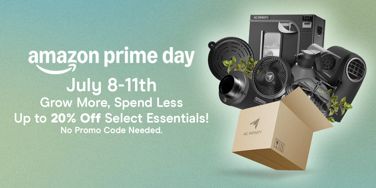 AcInfinityInc's tweet image. Celebrate Prime Week: Grow More, Spend Less! 🌱
Now through July 11th, enjoy up to 20% off select items on Amazon!
Or shop on our website and use your favorite creator’s code for up to 15% off everything, plus earn Infinity Points to redeem exclusive merch or save on future…