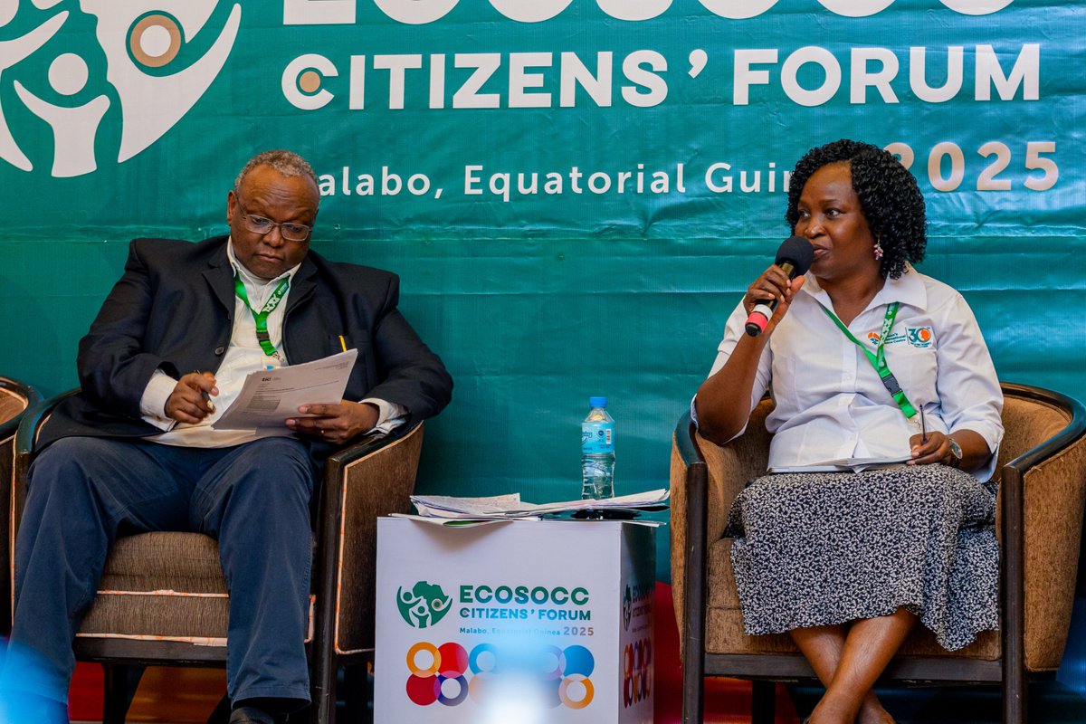 AU_ECOSOCC's tweet image. Session 2️⃣ examined #Africa’s role in reshaping global and continental governance. Under moderator @r_ssewa (@CBR_research), @WereJuliet (@TheWIPCentre), Prof. @tmurithi12 (@_IJR_), @morristayebwa (@jumuiya), and Dr. @oita_etyang (@COMESA_GPS) assessed how C-10 advocacy for UN…