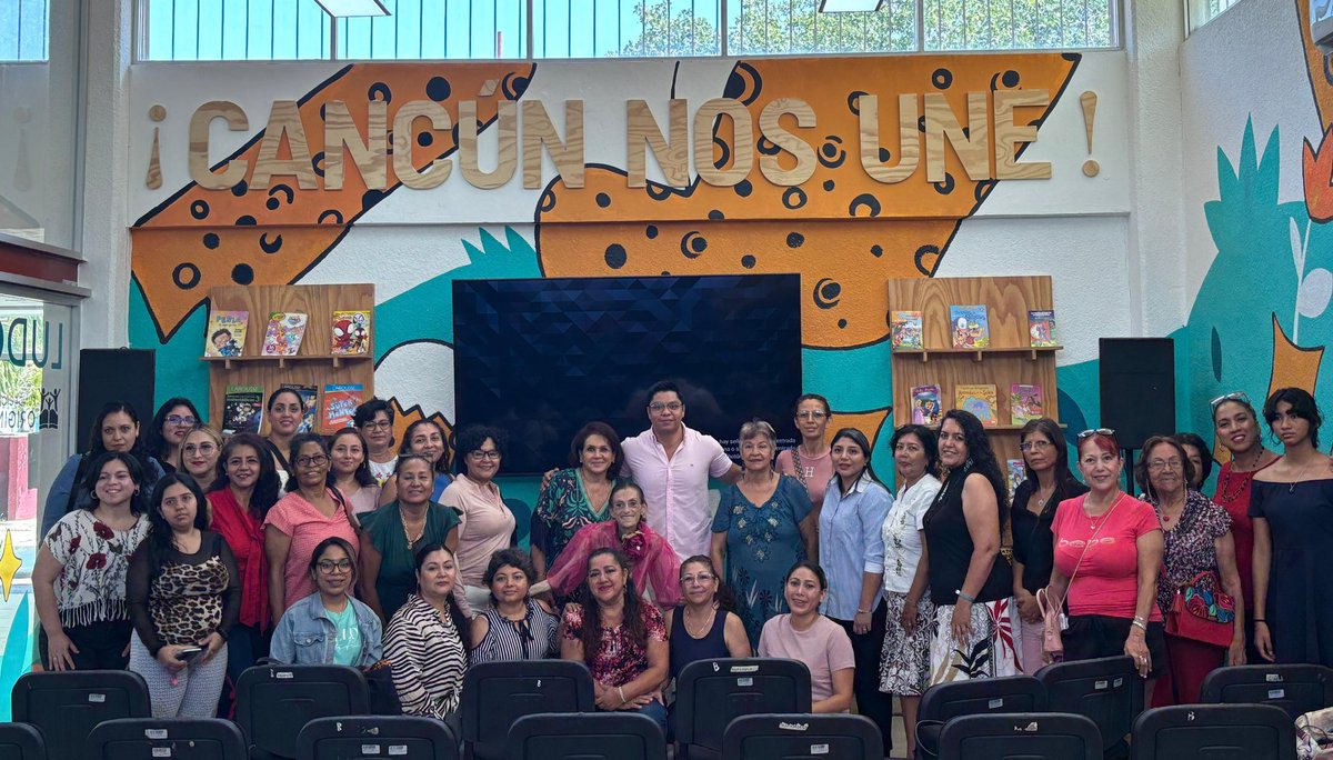 Impulsamos el emprendimiento femenino con la plática de Sofía Hegel y el lanzamiento del programa “Heroínas”, que brinda capacitación en liderazgo, finanzas, marketing y más, para que cada vez más mujeres cancunenses hagan crecer sus proyectos. 👩‍💼 (1/3)