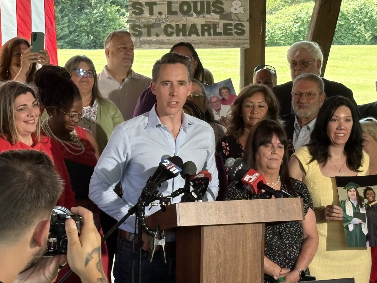 MO US Sen Josh is speaking about the passage of the Radioactive Exposure Compensation Act (RECA). He’s joined by local activists, elected leaders, the president of the Navajo Nation &amp; others who fought for compensation for people sickened by exposure to radiation. <a href="/KMOV/">KMOV</a>