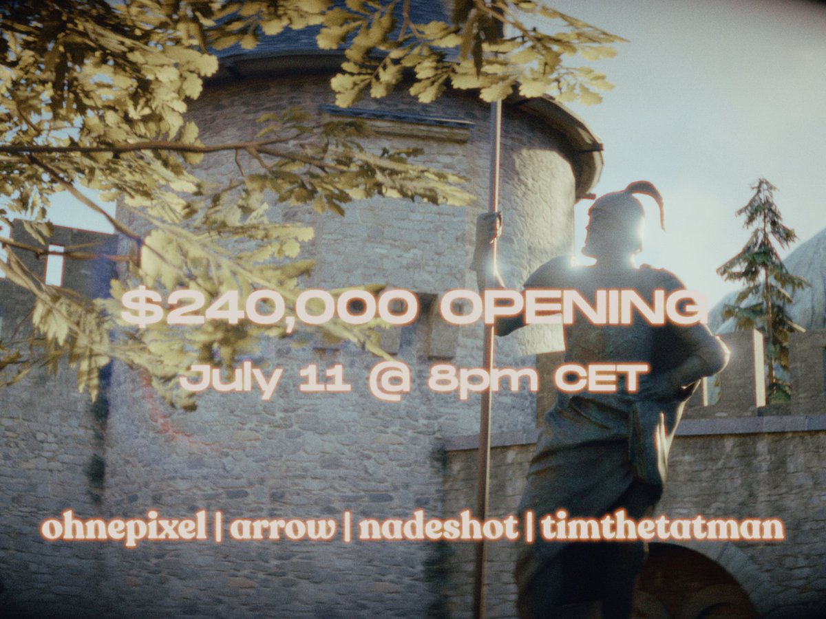 made this announcement poster for Friday's opening