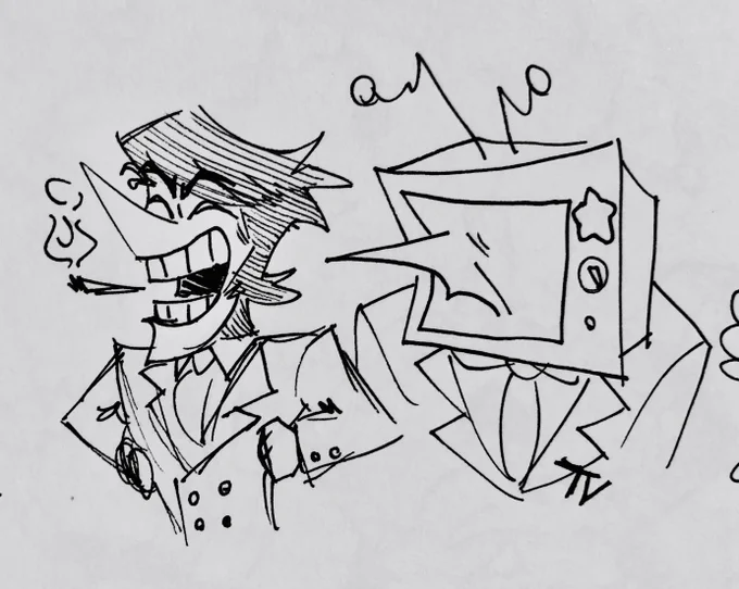 Some Spamton and Tenna
#Deltarune #spamtenna 