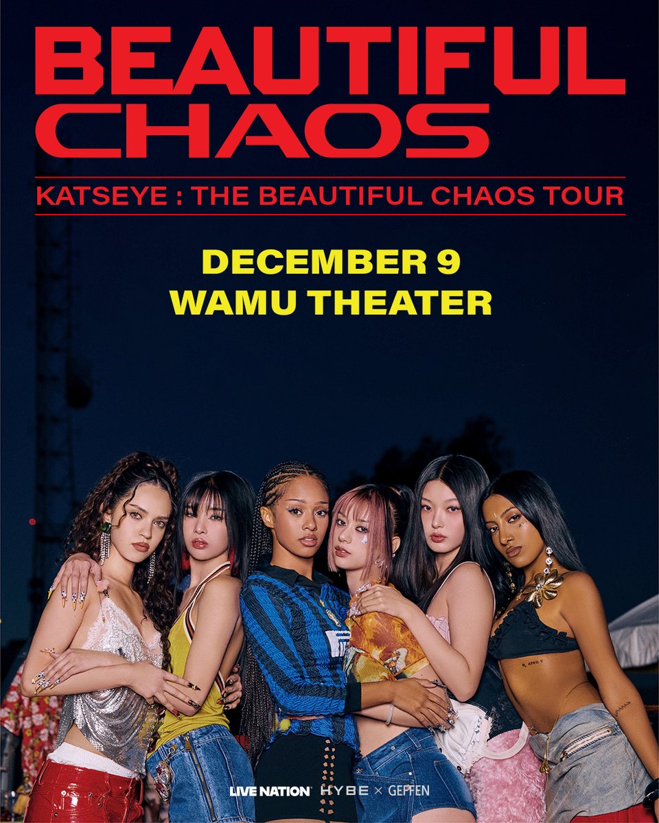 Seattle, The BEAUTIFUL CHAOS Tour comes to WAMU Theater on December 9th. Tickets on sale Friday!! 🖤

Learn more » wamu.theater/bv7n59wa