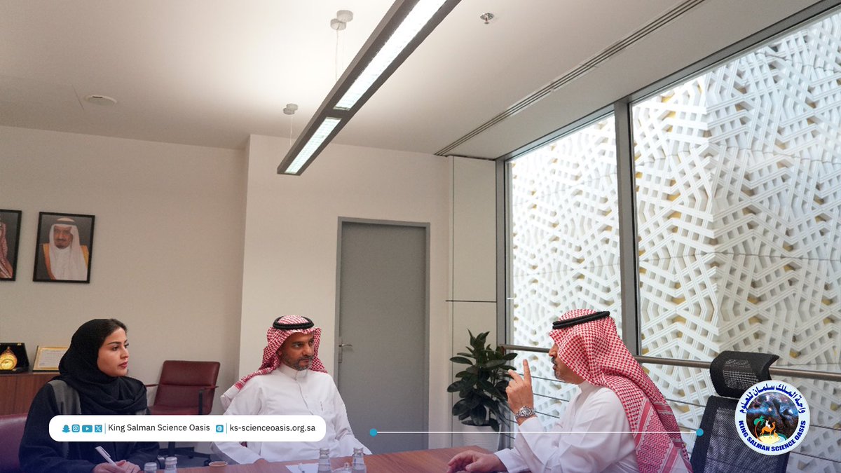 KS_ScienceOasis's tweet photo. سعداء باستقبال الأستاذ أحمد بارباع، الرئيس التنفيذي لشركة أوتوورد باوند السعودية @outwardboundksa، حيث تم بحث أوجه وسبل التعاون في المجالات ذات الاهتمام المشترك. https://t.co/5Sq0GA87Io