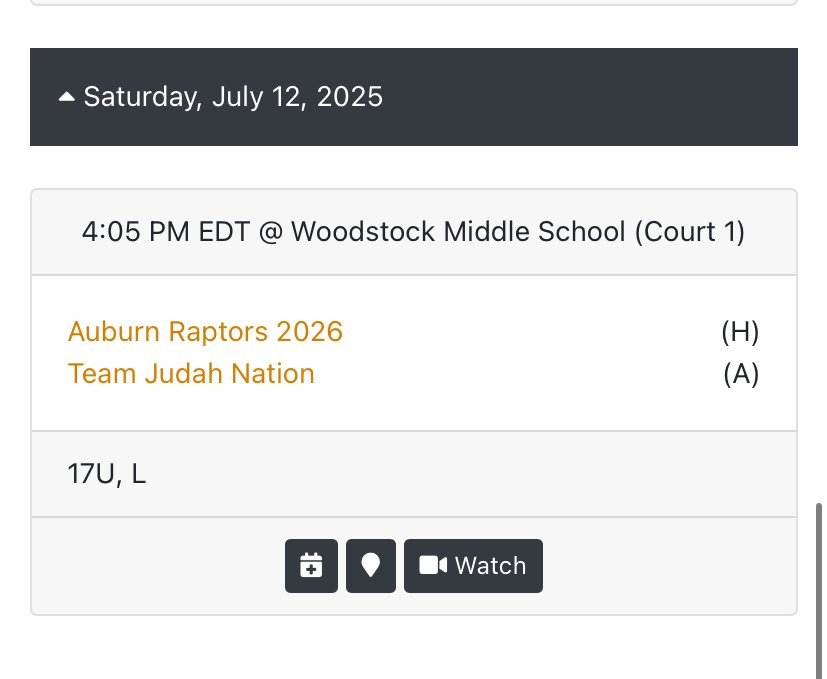 GabrielParks26's tweet image. My schedule for this weekend at the @OntheRadarHoops Elite 32 Live Period! Will be playing with Team Judah Nation. 📍Marietta, GA (July 10-12)