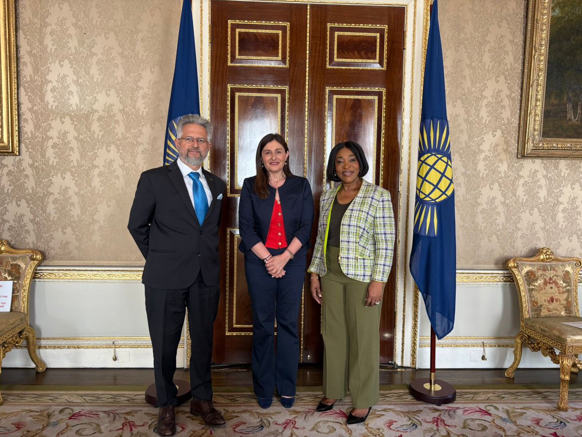 HadjimanoliM's tweet image. Today, I had the privilege of meeting with Ms. Shirley Ayorkor Botchwey, Secretary-General of the Commonwealth. Our conversation focused on strengthening the cooperation between Cyprus and the Commonwealth family in the maritime sector, with particular attention to…
