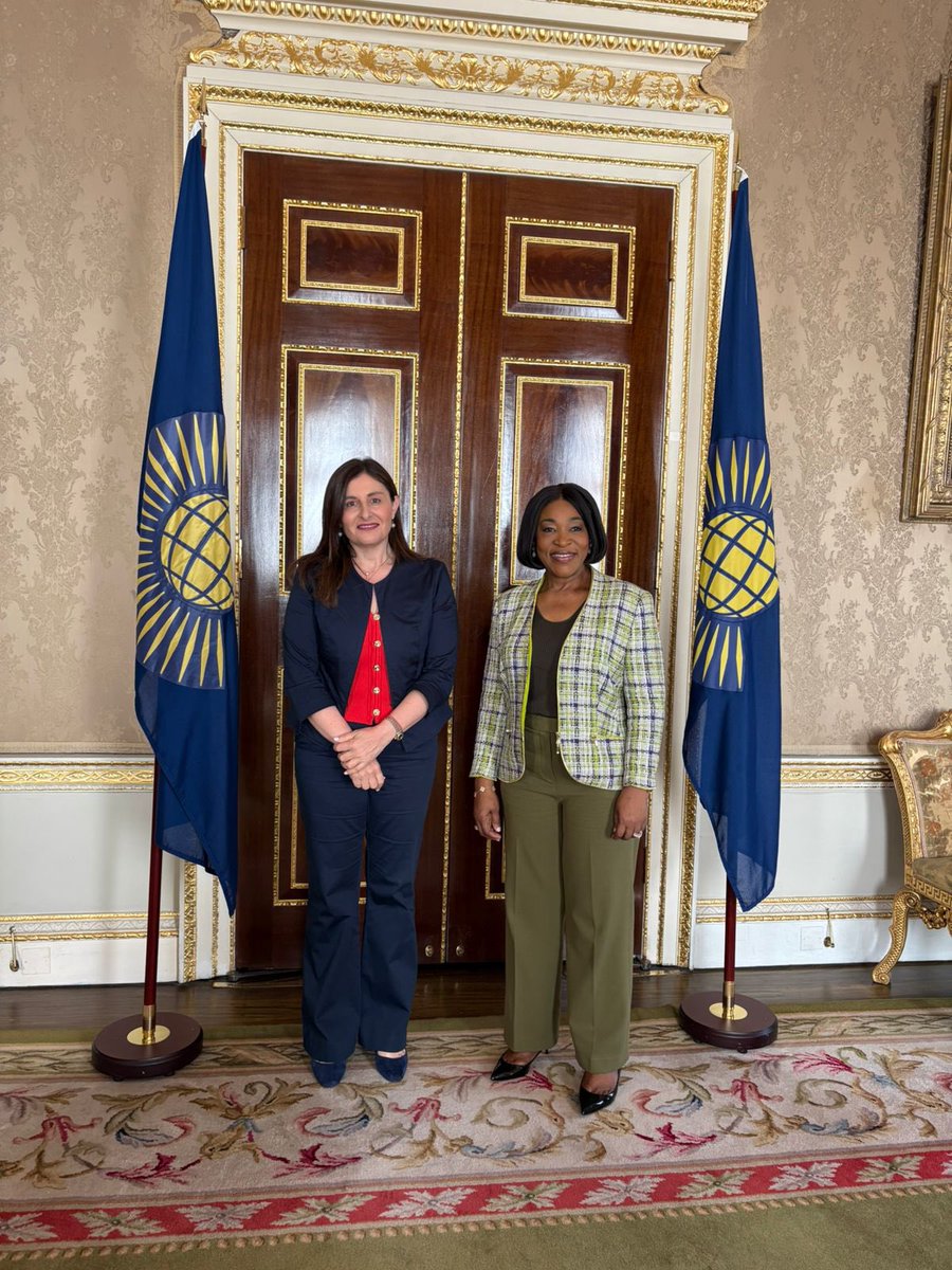 HadjimanoliM's tweet image. Today, I had the privilege of meeting with Ms. Shirley Ayorkor Botchwey, Secretary-General of the Commonwealth. Our conversation focused on strengthening the cooperation between Cyprus and the Commonwealth family in the maritime sector, with particular attention to…