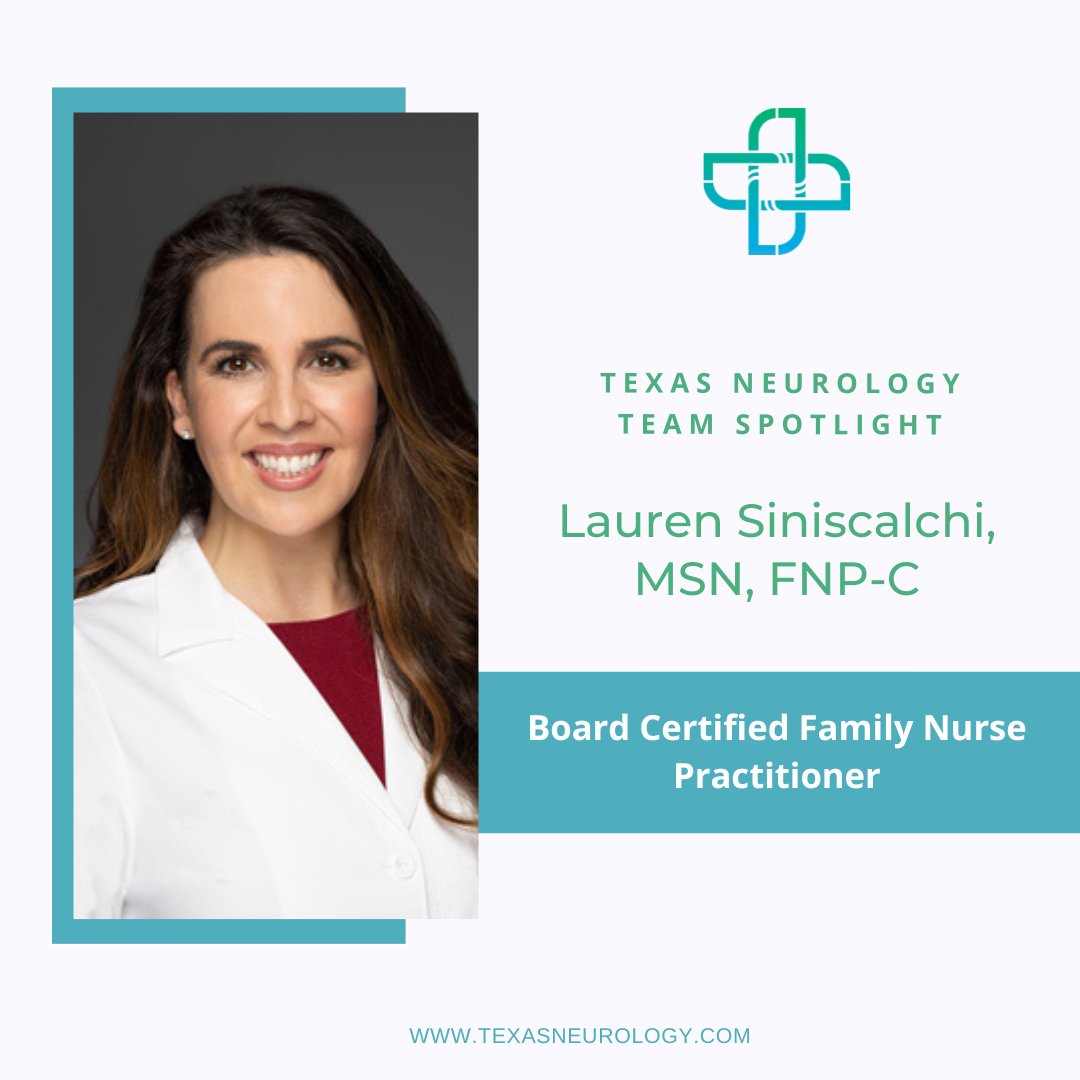 TexasNeurology's tweet image. Meet Lauren Siniscalchi, MSN, FNP-C! 🧠 A Vanderbilt grad and former U.S. Air Force Captain, Lauren brings neurology expertise and compassionate care to the Texas Neurology team. bit.ly/3Z8Q3Uh