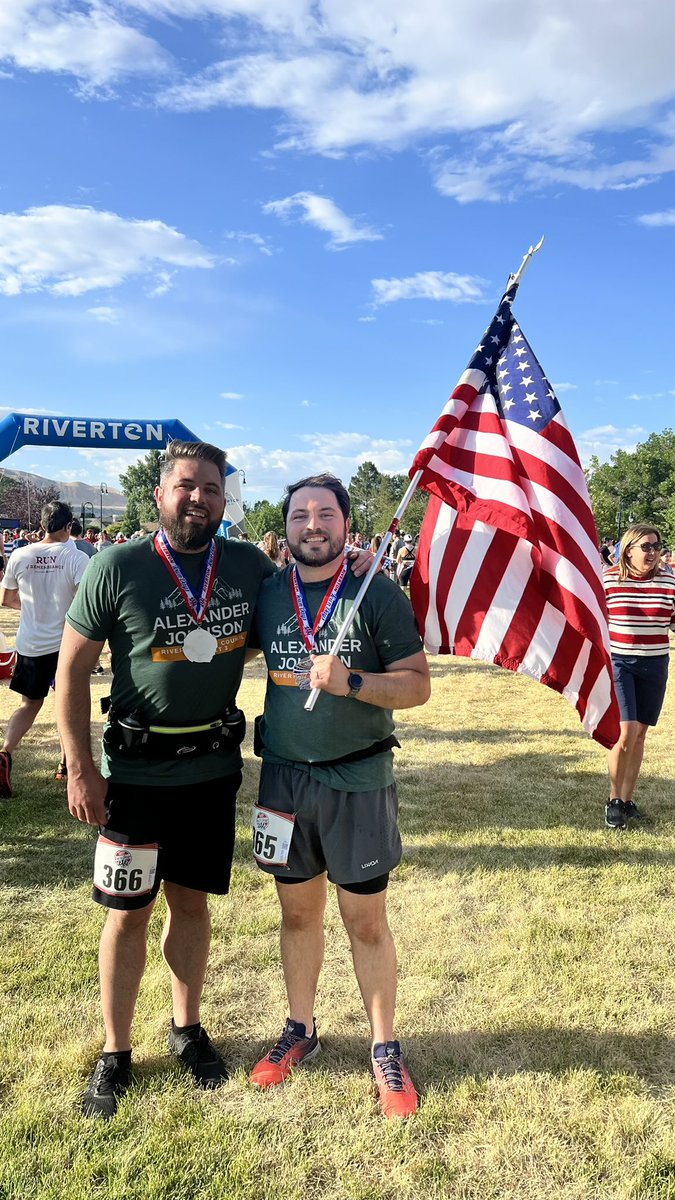Every 4th of July since I was a kid (except COVID and the couple years I was in DC) I ran the Riverton 5K. Such a fun tradition in our community. Even though I took 306th place.
