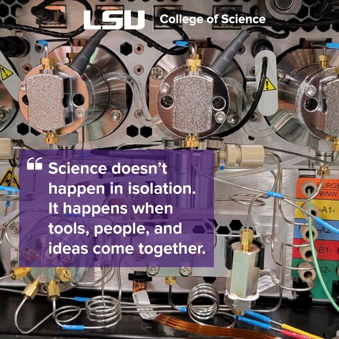 LSU College of Science (@lsuscience) on Twitter photo With a $69K grant from <a href="/LA_Regents/">Louisiana Board of Regents</a>, LSUās Mass Spec and NMR Facilities are expandingābringing tools, people, and ideas together to power cutting-edge research.
āScience doesnāt happen in isolation,ā said MSF Director Dr. Fabrizio Donnarumma.
š lsu.edu/science/news/2⦠With a $69K grant from <a href="/LA_Regents/">Louisiana Board of Regents</a>, LSUās Mass Spec and NMR Facilities are expandingābringing tools, people, and ideas together to power cutting-edge research.
āScience doesnāt happen in isolation,ā said MSF Director Dr. Fabrizio Donnarumma.
š lsu.edu/science/news/2ā¦