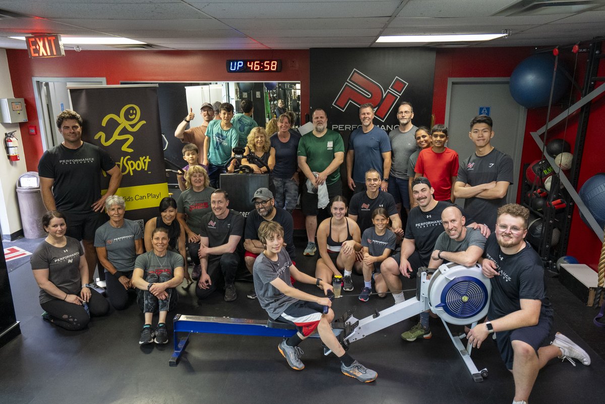 We love it when communities come together to support KidSport. Big thanks to the folks at Performance Institute in Burnaby for hosting their 2nd Row-A-Ton event, raising $1,300 for KidSport Burnaby! #SoALLKidsCanPlay #fundraiser #community <a href="/PITraining/">PerformanceInstitute</a>