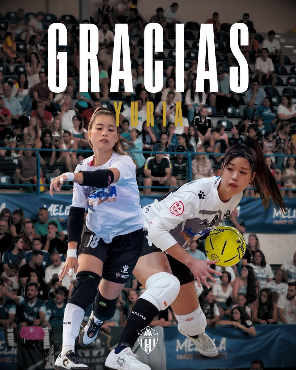 José Antonio Valle (@vallefutsal) on Twitter photo ⬇️Baja en <a href="/TorreblancaFS1/">Melilla Ciudad del Deporte Torreblanca C.F</a>
⬇️La guardameta Yuria no continuará en el conjunto melillense la próxima temporada.
🔵Con la baja de la internacional japonesa, la portería melillense queda al cargo de Bia Da Silva y de María Arcas.
📸MCDTorreblanca
ℹ️zonafutsal.com/mercado-de-fic… ⬇️Baja en <a href="/TorreblancaFS1/">Melilla Ciudad del Deporte Torreblanca C.F</a>
⬇️La guardameta Yuria no continuará en el conjunto melillense la próxima temporada.
🔵Con la baja de la internacional japonesa, la portería melillense queda al cargo de Bia Da Silva y de María Arcas.
📸MCDTorreblanca
ℹ️zonafutsal.com/mercado-de-fic…