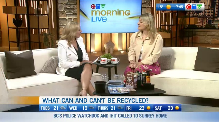 CTV Morning Live (@ctvmorninglive) on Twitter photo Maja Rusinowska from <a href="/RecycleBC/">Recycle BC</a> sits down with <a href="/Keri_Adams/">Keri Adams</a> to teach CTV Morning Live viewers what can and cannot be recycled.
ctvnews.ca/vancouver/vide… Maja Rusinowska from <a href="/RecycleBC/">Recycle BC</a> sits down with <a href="/Keri_Adams/">Keri Adams</a> to teach CTV Morning Live viewers what can and cannot be recycled.
ctvnews.ca/vancouver/vide…