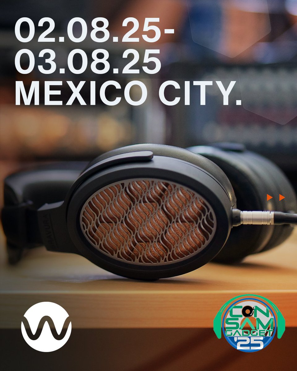 Warwick Acoustics is heading to @CONSAM_Gadget in Mexico City, 2–3 August. 

🎧 Audition our award-winning portfolio and discover audio so palpable, it moves you. 

#Headphones #Audio