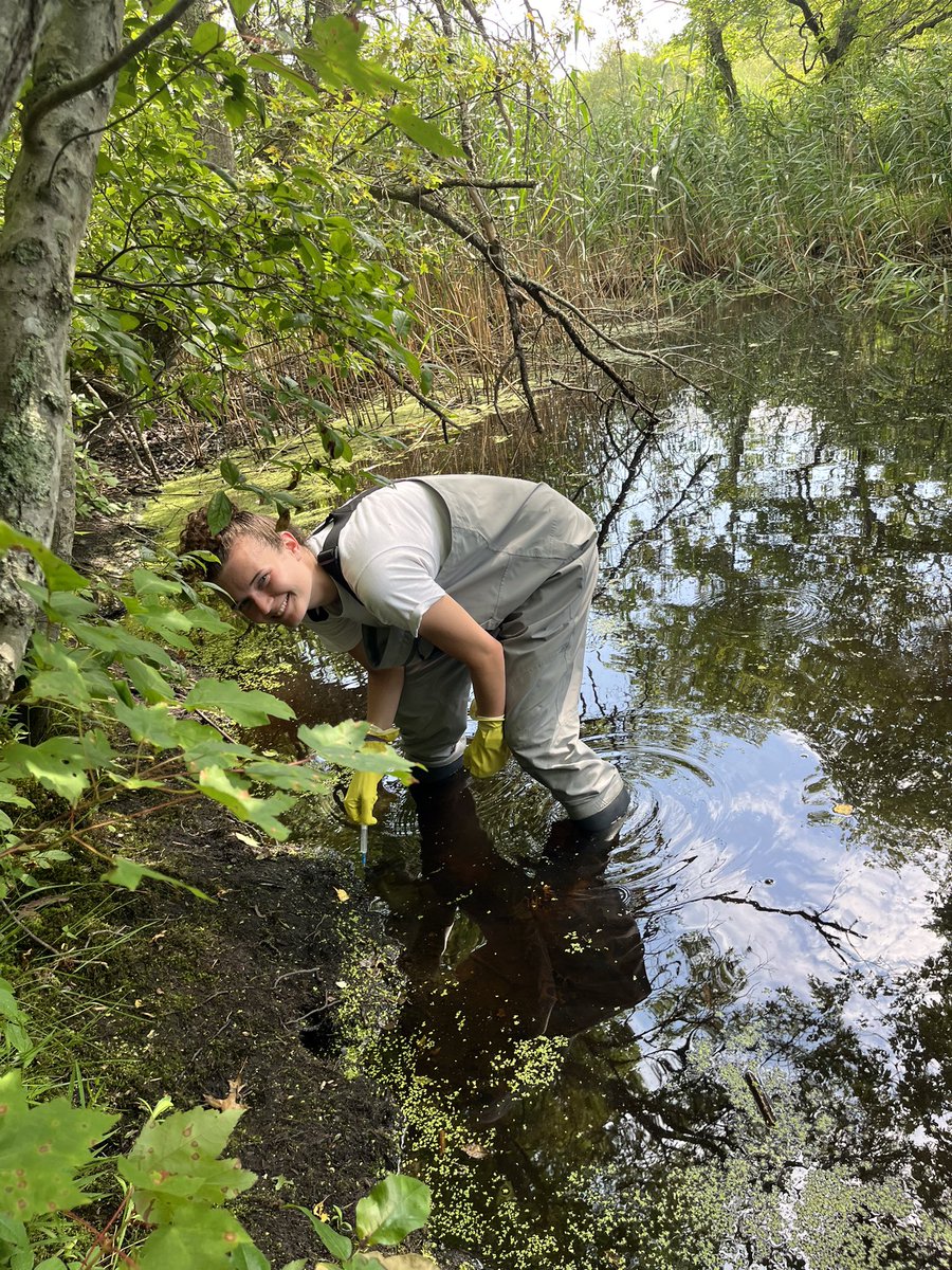 URI STEEP Superfund (@steepsuperfund) on Twitter photo It's summer and STEEP trainees are out in the field!!
Kelsey Staniec (pictured) and Jarod Snook, members of the Lohmann Lab at <a href="/URIGSO/">URI Graduate School of Oceanography</a>, spent the day in Grills Preserve, Rhode Island. Field work entailed collecting environmental samples to assess #PFAS contamination in the area. It's summer and STEEP trainees are out in the field!!
Kelsey Staniec (pictured) and Jarod Snook, members of the Lohmann Lab at <a href="/URIGSO/">URI Graduate School of Oceanography</a>, spent the day in Grills Preserve, Rhode Island. Field work entailed collecting environmental samples to assess #PFAS contamination in the area.