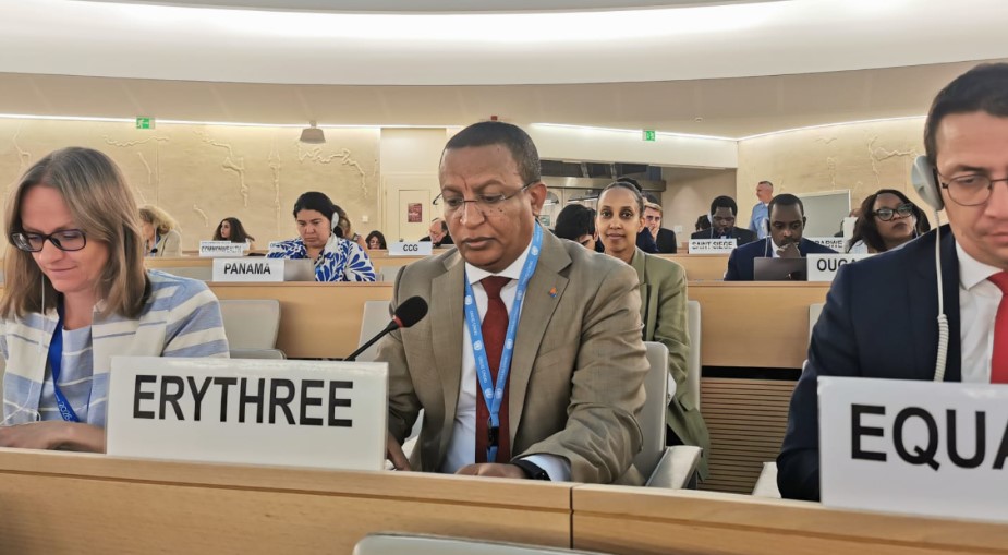 #Eritrea - Statement by Mr. Habtom Zerai in Response to Ethiopia’s Explanation on UNHRC Resolution 

*Ethiopia’s diatribe that alludes to "an extraordinary situation" and accuses Eritrea of posing a threat to "its sovereignty, national security, human rights, and humanitarian