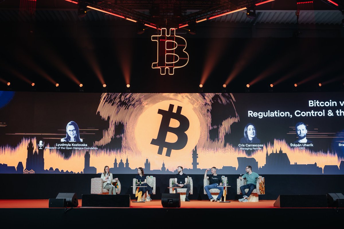 Bitcoin vs Bureaucracy: Regulation, Control &amp; the CBDC Threat

This panel, moderated by <a href="/LyudaKozlovska/">Lyudmyla Kozlovska 🇪🇺🇺🇦</a> brings together <a href="/CarrascosaCris_/">Cris Carrascosa ⚡️</a> <a href="/StepanUherik/">Stepan Uherik</a> Brandon Karpelès and <a href="/zharvz/">Zach Harvey</a>

Watch it: youtu.be/GIvzKo45aqM?fe…