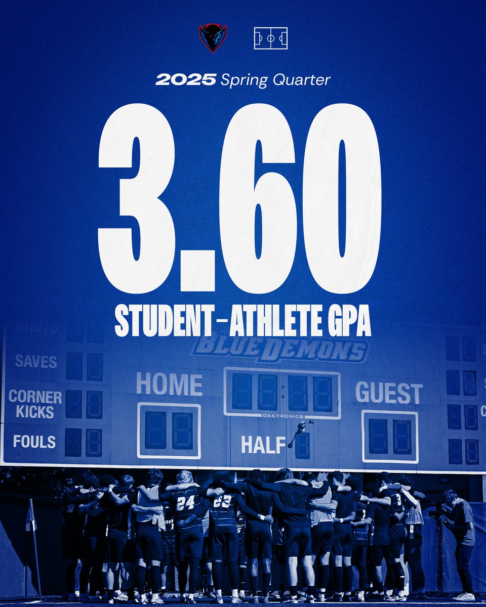 Big time spring for the Blue Demons 👏📚