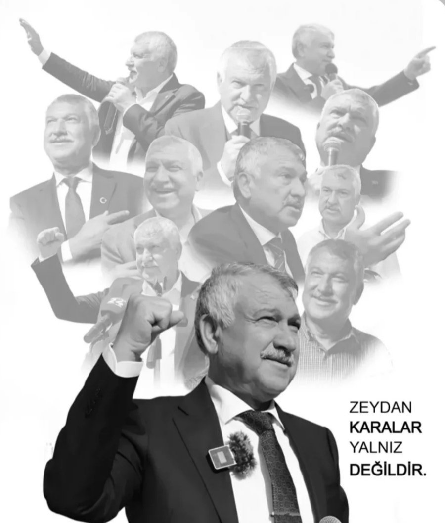 Zeydan Karalar Adana’dır, Adana Zeydan Karalar!
Zeydan Karalar halkın iradesidir.
Adanalının gönlünde taht kurmuş  belediye başkanımızdır.
Halk, iradesine sahip çıkmayı da, hesabı sormayı da bilir.
#zeydankaralaryalnızdeğildir