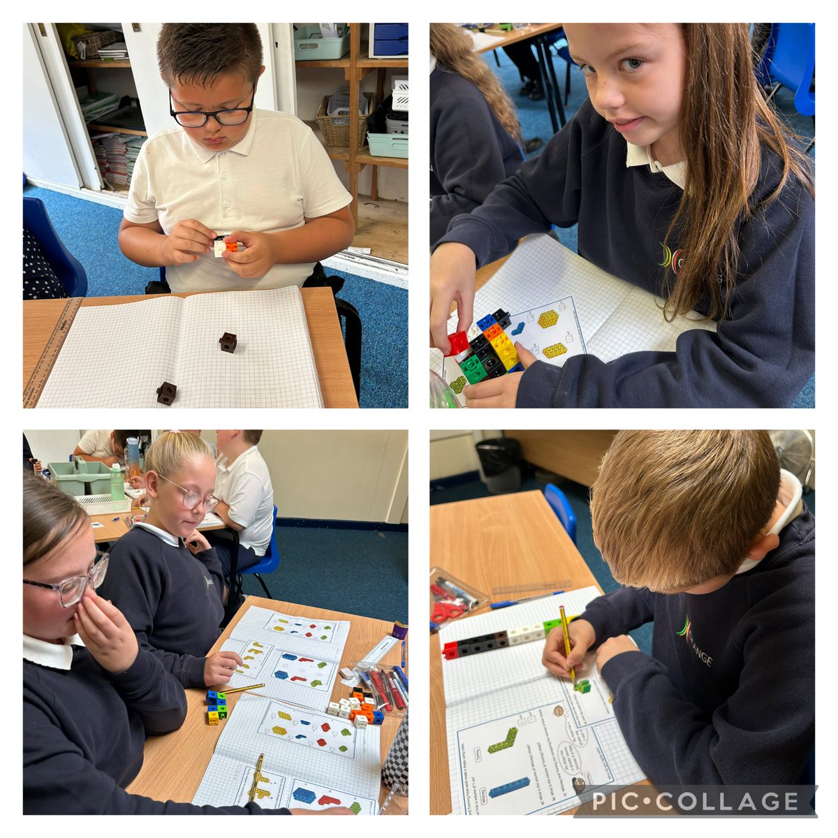 GrangeMissBate's tweet photo. Year 5 have been finding and comparing the volume of different shapes today. Xx
#GrangeMaths
@GrangeMissA
@GrangeMrsMcG https://t.co/umQRckeyzS