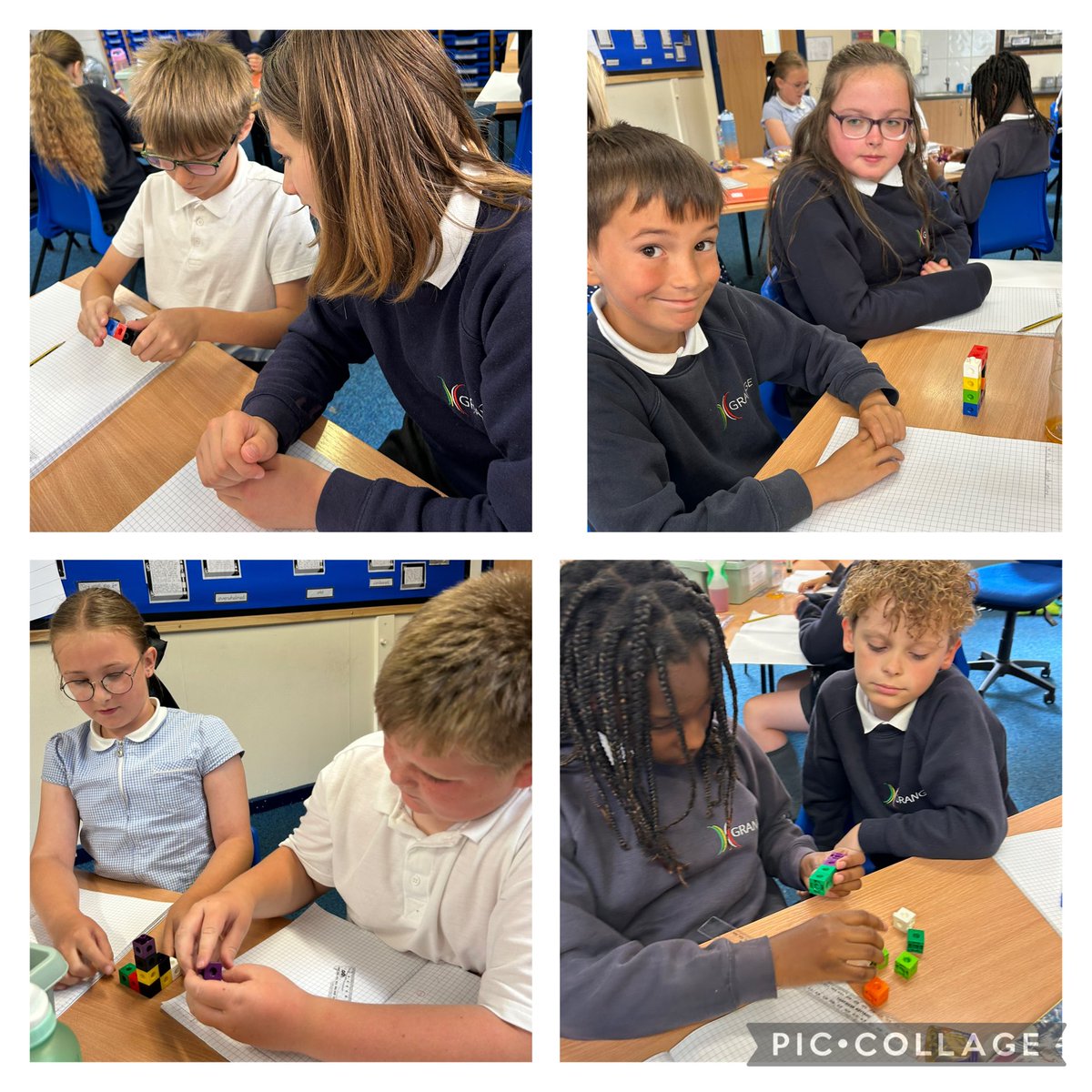 GrangeMissBate's tweet photo. Year 5 have been finding and comparing the volume of different shapes today. Xx
#GrangeMaths
@GrangeMissA
@GrangeMrsMcG https://t.co/umQRckeyzS