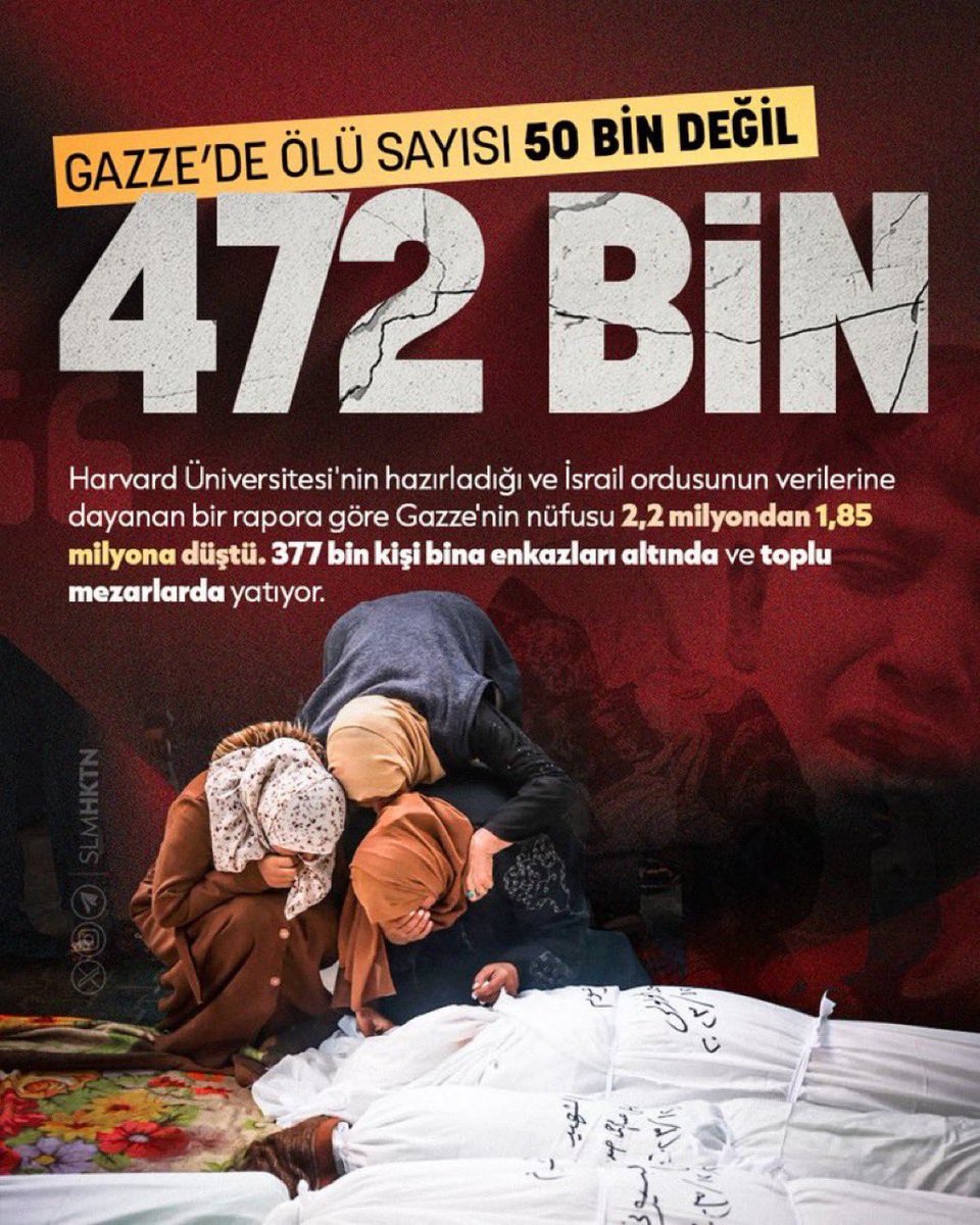 Gazze'de yarım milyon toprak altında!

Gazze işgalci katil sürülerini defedinceye kadar Gazze'yi unutma, unuttuma!

Gazze Neden Yalnız
#WhyIsGazaAlone