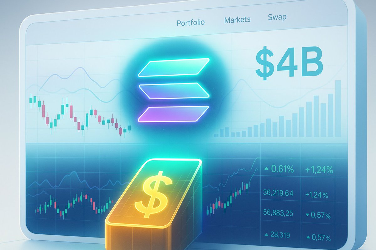 affiliatorsid's tweet photo. 🚨 SOL futures just crossed $4 billion in volume on a major regulated derivatives exchange.

📈 Institutional capital is flowing
⚙️ Traders hedging &amp; speculating
💥 @solana joins BTC &amp; ETH in the big leagues
Altcoin derivatives are heating up.

#Solana #SOL #Futures https://t.co/9PxxoudM6B
