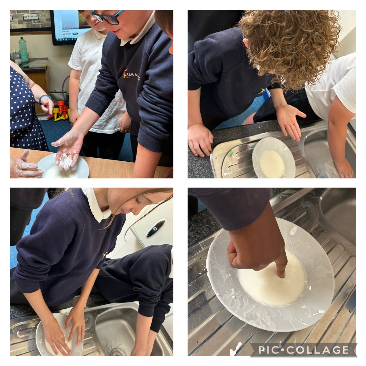 We had a special visitor today. We loved taking part in the experiments! Xx 
#GrangeScience
<a href="/GrangeMissA/">GrangeMissA</a> 
<a href="/GrangeMrsMcG/">Mrs McGilloway</a>